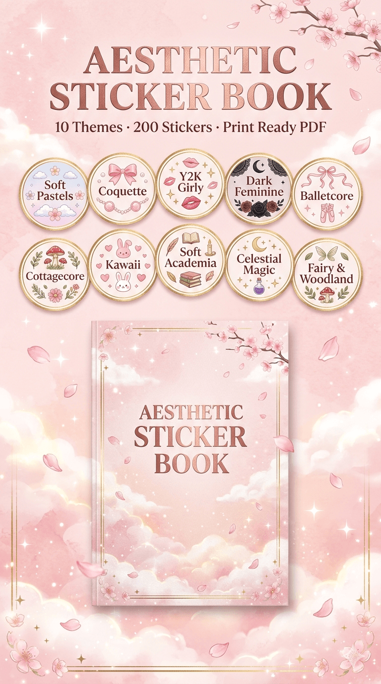 Ready to print sticker pdf