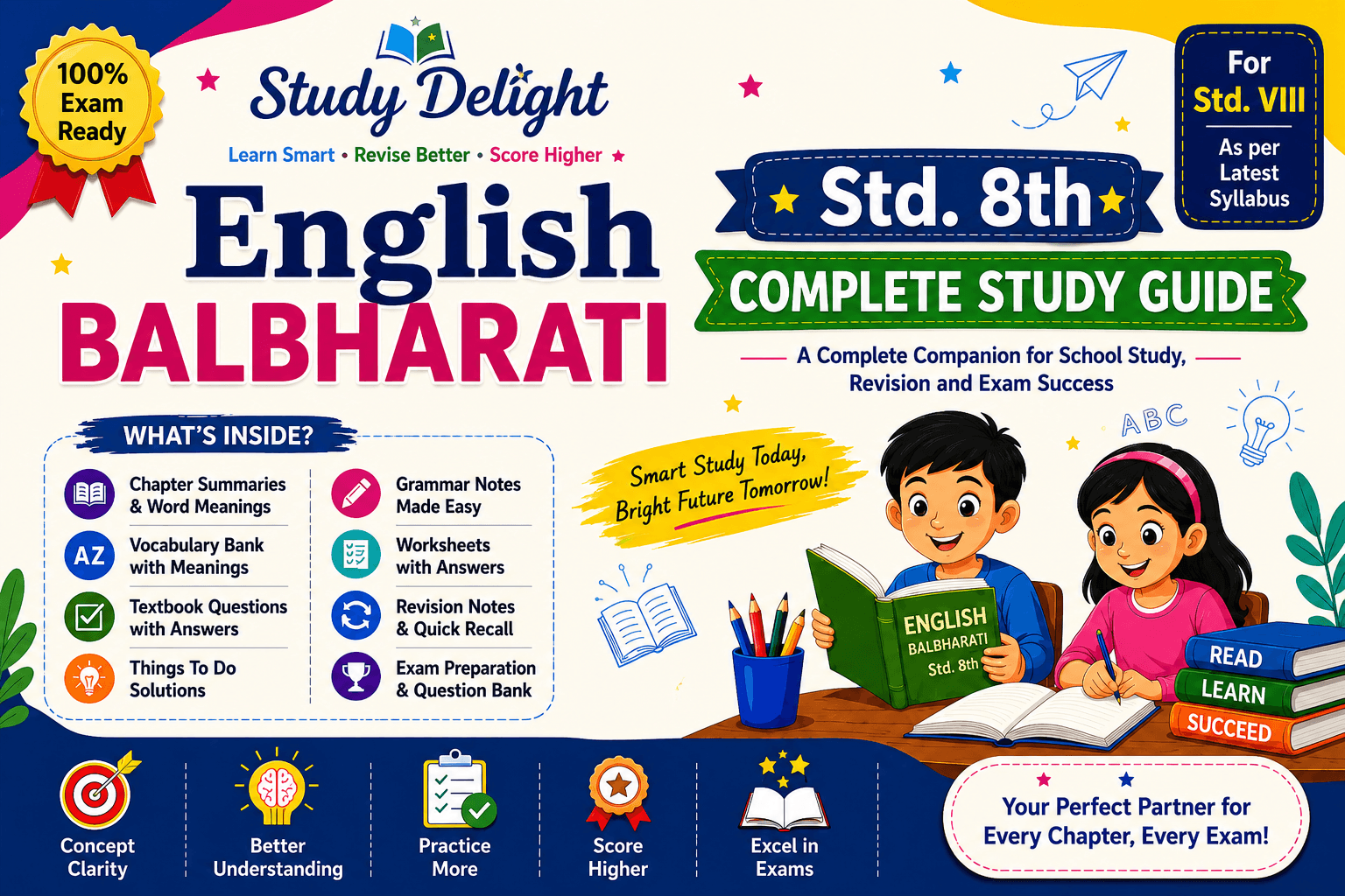 8th English Bal Bharti Maharashtra State Board Complete Notes for Studies