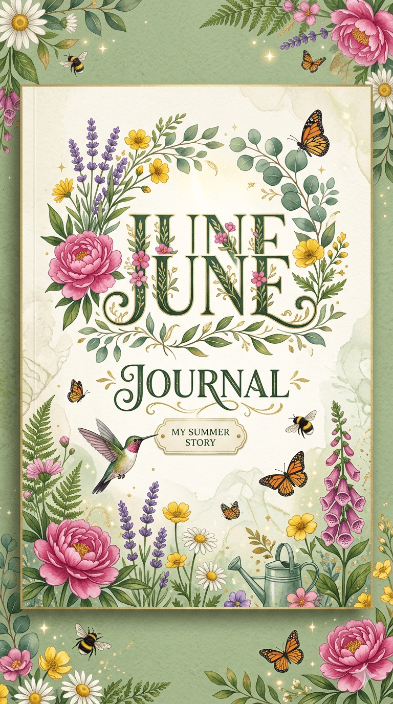 ✨MONTHLY JOURNAL ✨- 📝❤️JUNE EDITION 🌼
